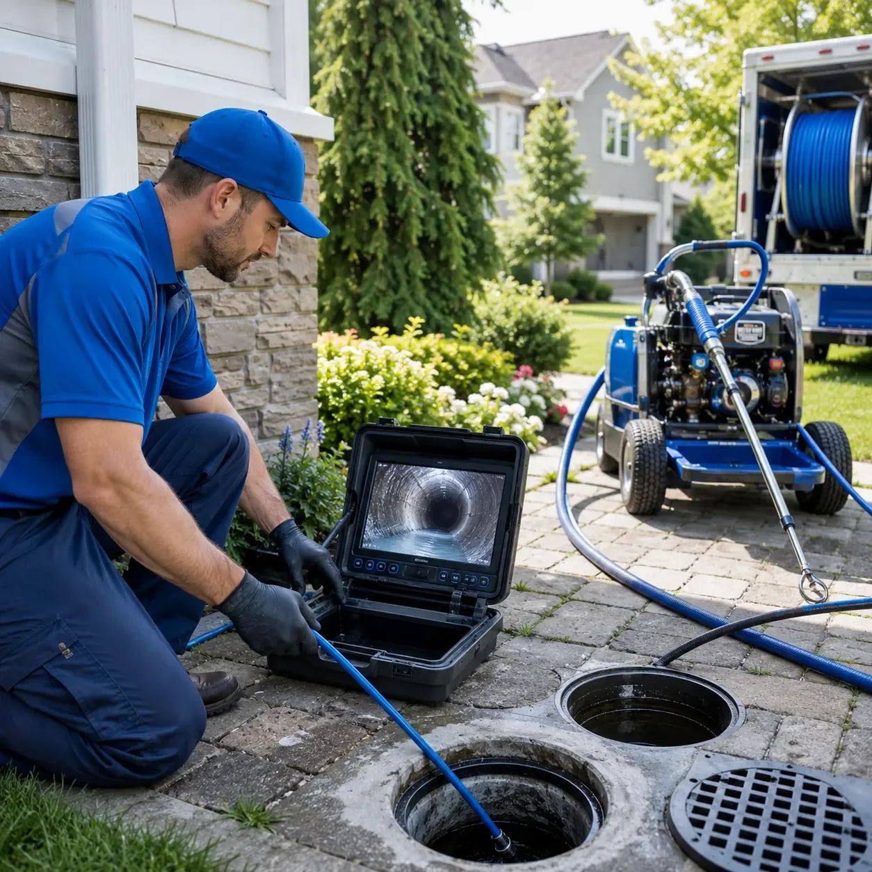 Outdoor drain cleaning professionals serving Nanty Glo, PA